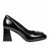 Damen elegante Schuhe 1324 Lack schwarz