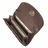 Damentasche Schultertasche 048g Wildleder Schokolade