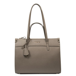 Damentasche Schultertasche 047g Taupe Caviar