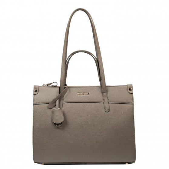 Damentasche Schultertasche 047g Taupe Caviar Damentasche Schultertasche 047g Taupe Caviar