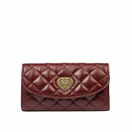 Damen-Umhängetasche 048g burgundy