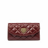 Damen-Umhängetasche 048g burgundy
