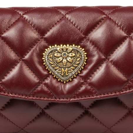 Damen-Umhängetasche 048g burgundy