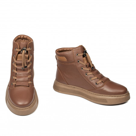 Herrenstiefel 4152 braun kombiniert