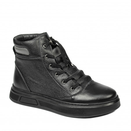 Herrenstiefel 4152 schwarz kombiniert