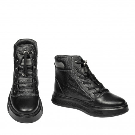 Herrenstiefel 4152 schwarz kombiniert