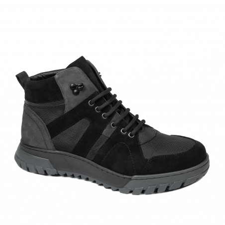 Herrenstiefel 4153 schwarz+grau bufo