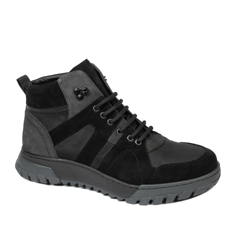 Herrenstiefel 4153 schwarz+grau bufo