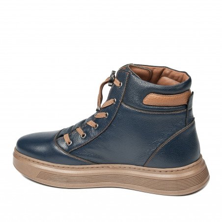 Herrenstiefel 4152 Indigo kombiniert