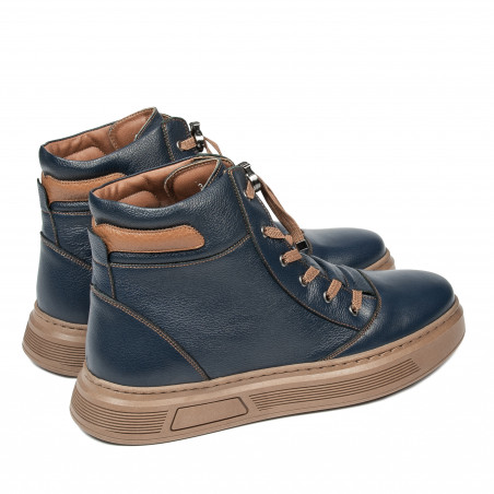 Herrenstiefel 4152 Indigo kombiniert