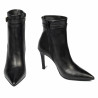 Damenstiefeletten mit Absatz 1409-1 schwarz