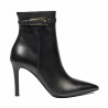 Damenstiefeletten mit Absatz 1409-1 schwarz