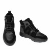 Jugendstiefel 4012 Bufo Schwarz+Grau