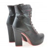 Damenstiefel 3261 schwarz+rot