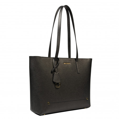 Damen-Umhängetasche 034g Schwarz Kaviar
