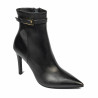 Damenstiefeletten mit Absatz 1409-1 schwarz