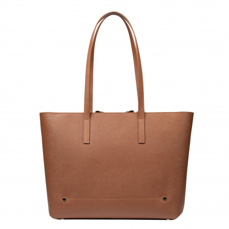 Damentasche Schultertasche 034g Safiano Karamell