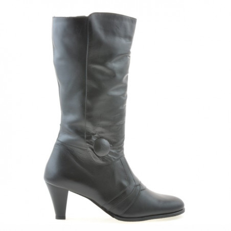 Damenstiefel 1107 schwarz