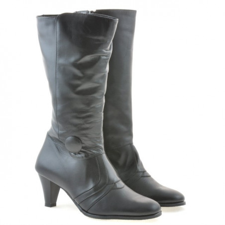 Damenstiefel 1107 schwarz