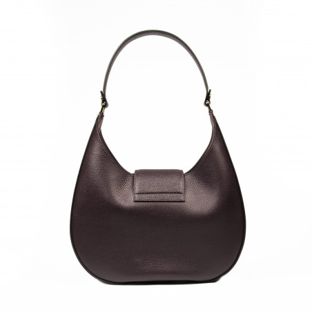 Damen-Schultertasche 050g Dunkelburgunder