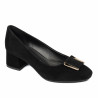Elegante Damenschuhe 1321 schwarz Velours