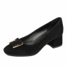 Elegante Damenschuhe 1321 schwarz Velours