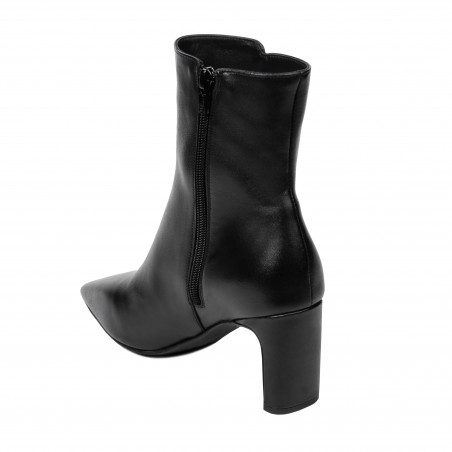 Damenstiefel mit Absatz 1408 schwarz