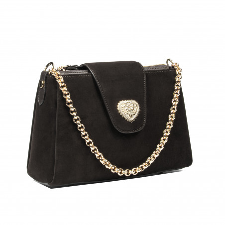 Damentasche zum Umhängen 051g Espresso Camoscio