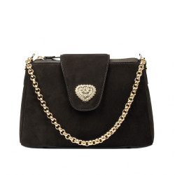 Damentasche zum Umhängen 051g Espresso Camoscio