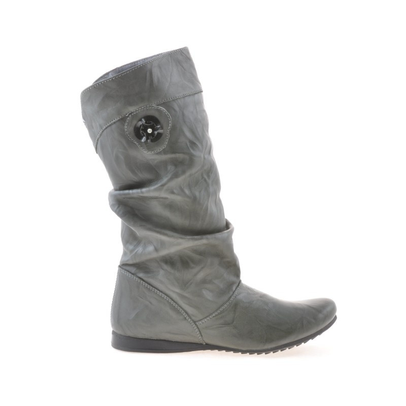 Damenstiefel 257 Crep Grau