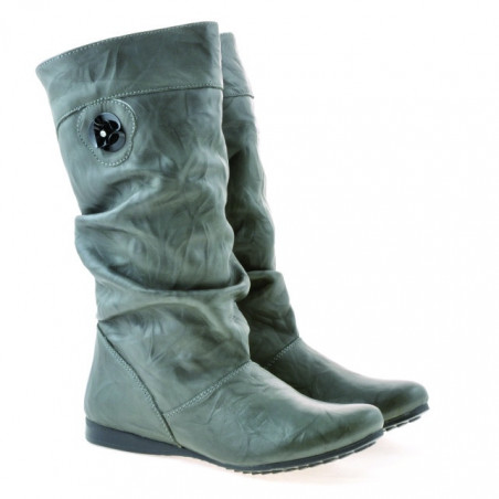 Damenstiefel 257 Crep Grau