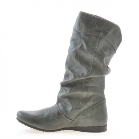 Damenstiefel 257 Crep Grau