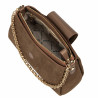 Damentasche Schultertasche 051g Wildleder Latte