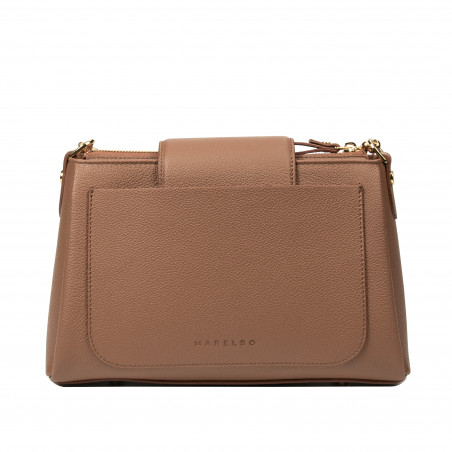 Damen-Umhängetasche 051g biz cognac