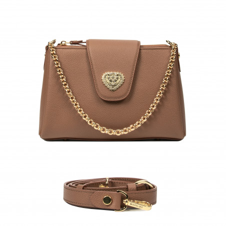 Damen-Umhängetasche 051g biz cognac