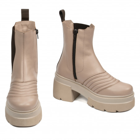 Damen Stiefel 3413 beige