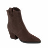 Damen Stiefeletten mit Absatz 1411 Kakao Velours