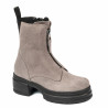 Damenstiefel 3418 Sand Veloursleder