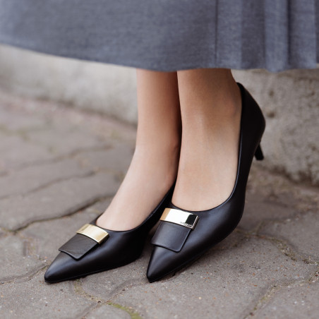 Damen elegante Schuhe 1358 schwarz lifestyle