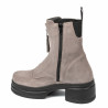 Damenstiefel 3418 Sand Veloursleder