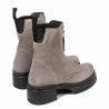 Damenstiefel 3418 Sand Veloursleder