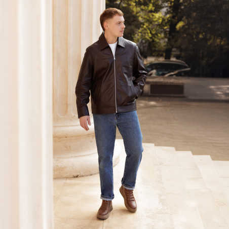 Herrenstiefel 4152 braun kombiniert lifestyle