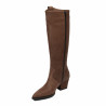 Damenstiefel mit Absatz 1412 Biz Schokolade