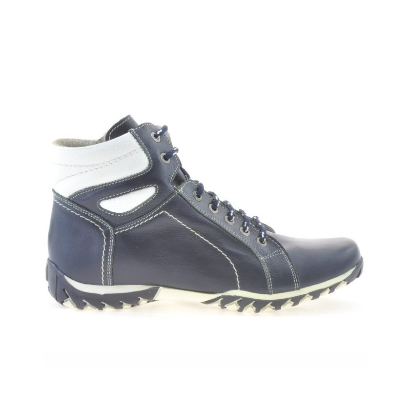Herrenstiefel 460 indigo+weiß