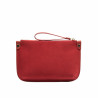Damentasche Handtasche 211g Wildleder Rot