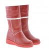 Kleine Kinderstiefel 25c rot+weiß