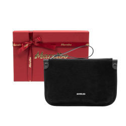 Damentasche 211g 01 Wildleder Schwarz