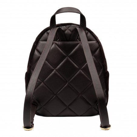 Damenrucksack 307g Wildleder Kaffee