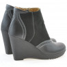 Damenstiefel 3268 schwarz kombiniert
