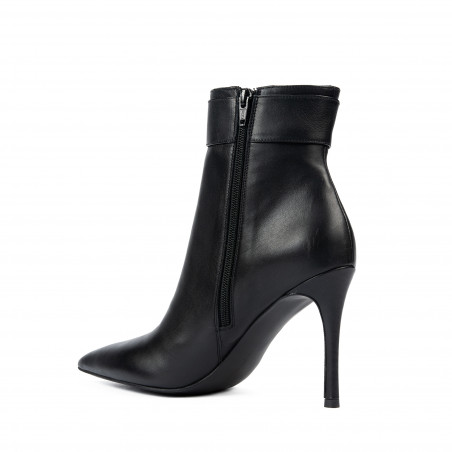 Damen Stiefeletten mit Absatz 1400 schwarz